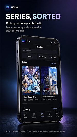 Norva — Mobile Media Player Screenshot 2