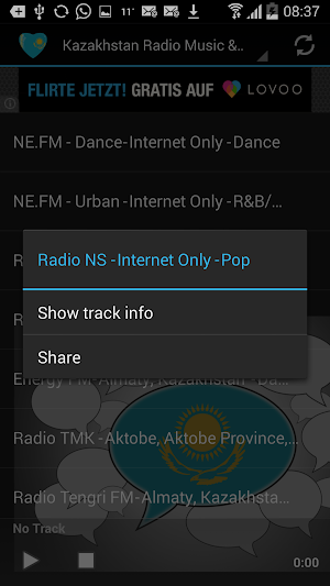 Kazakhstan Radio Music & News Screenshot 1