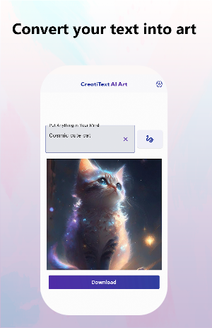 CreatiText - AI Art Generator Screenshot 0