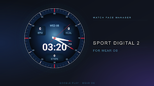 Sport Digital 2 Watch Face Screenshot 0