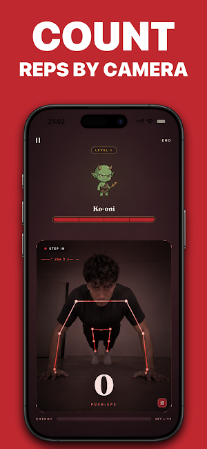 Workout Samurai: Push-Ups Screenshot 2