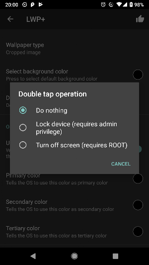 LWP+ - live wallpaper with customized colors Screenshot 3