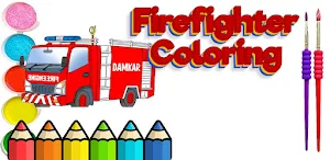 fire truck coloring book Screenshot 0