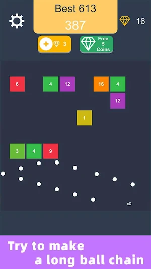 BB Shot - Blocks VS Ball Chain Screenshot 1
