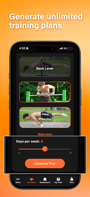 CalisthenicsLab Screenshot 2