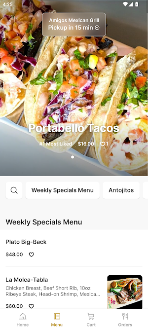 Amigos Mexican Grill Screenshot 1