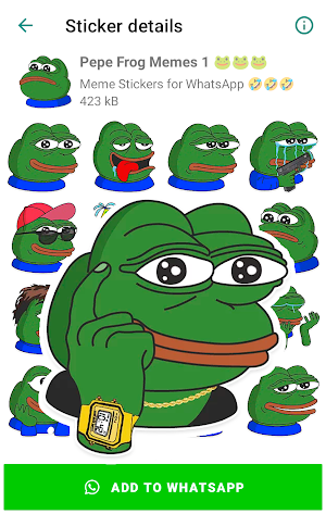 Meme Stickers for WhatsApp Screenshot 1