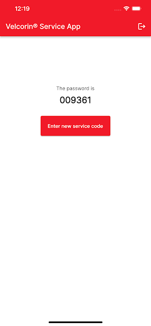 Velcorin Service App Screenshot 2