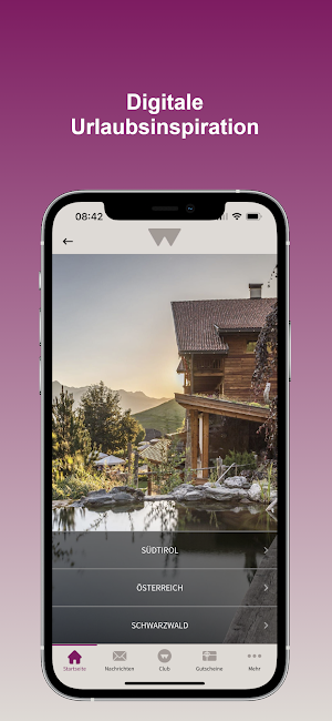 Wanderhotels Screenshot 1