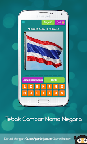 Tebak Gambar Nama Negara Screenshot 2