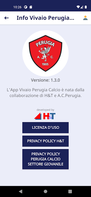 Vivaio Perugia Calcio Screenshot 2