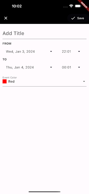 Booking Garderoben Screenshot 2