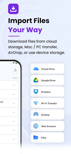 Easy Unzip / Zip Files Screenshot 1
