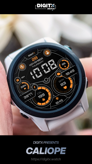 Caliope Digital Watch Face Screenshot 3