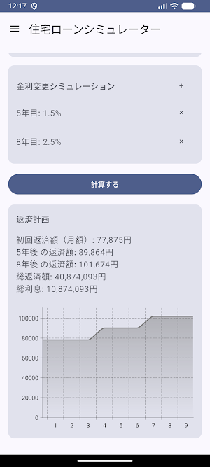 住宅ローンシミュレーター Screenshot 2