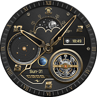 BFF12- Gold Analog Galaxy Gear
