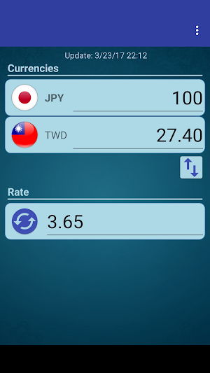 Japan Yen x New Taiwan Dollar Screenshot 0