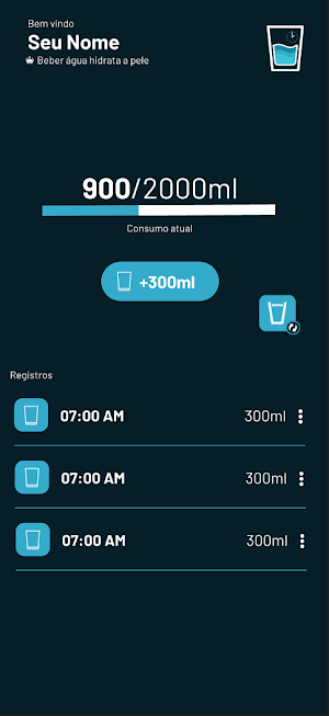 WR Drink - Lembrete de Água Screenshot 1