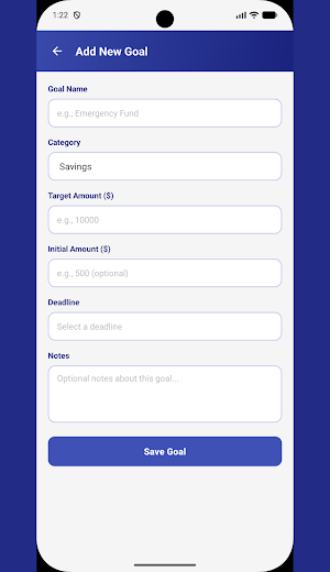 Capital Goal Tracker Screenshot 3