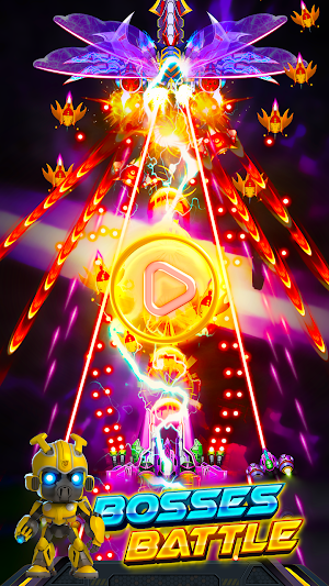 Space War: Sky Invader Attack Screenshot 2