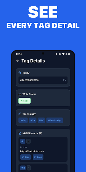 NFC Tool: Reader & Writer Screenshot 3