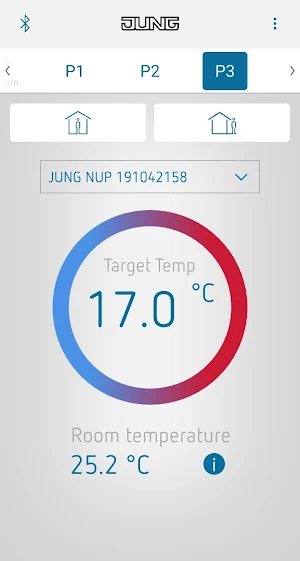JUNG Temperature Config Screenshot 0