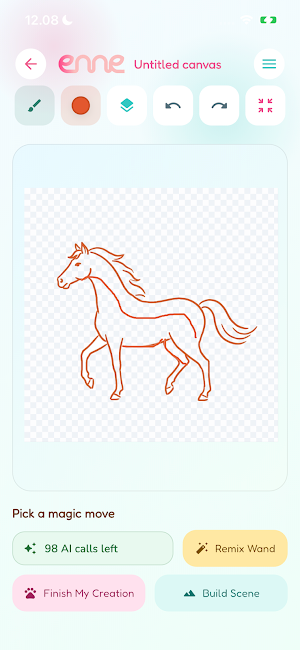 Enne - drawing with AI Screenshot 1