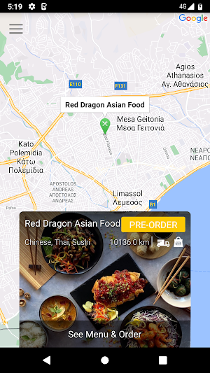 Red Dragon Asian Food Screenshot 1