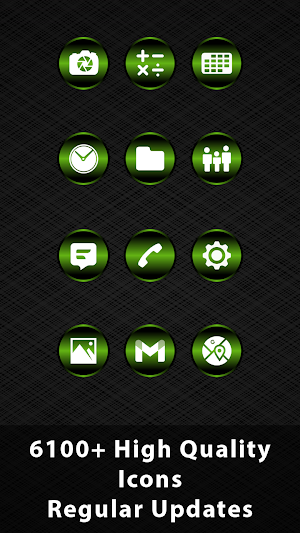 Delight Green Icons Screenshot 0