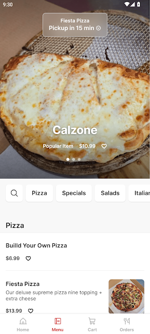 Fiesta Pizza To Go Screenshot 1