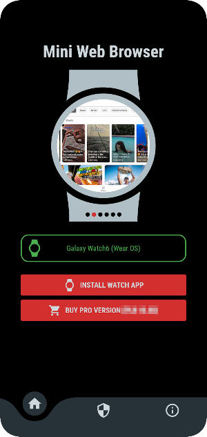 Mini Web Browser (Wear OS) Screenshot 0