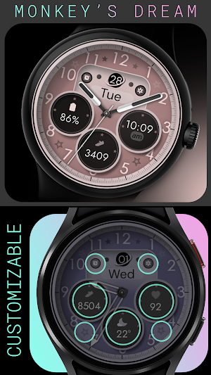 Dream 145 Rose Gold Watch Face Screenshot 0
