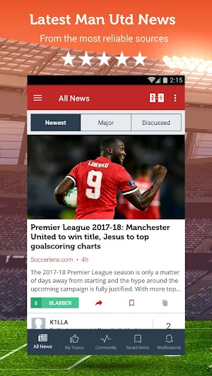 Red Devils News - Sportfusion Screenshot 0