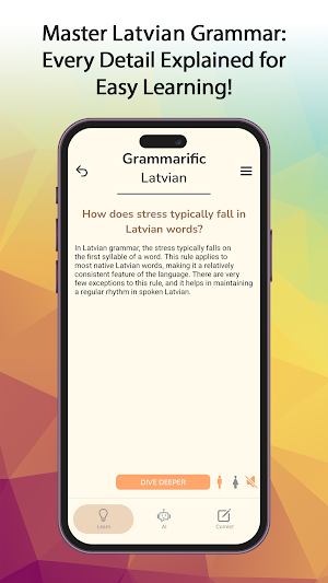 Grammarific:  Latvian Grammar Screenshot 3