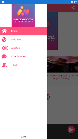 InRadio Bogota Screenshot 1