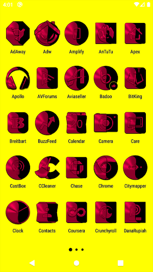 Wicked Crimson Icon Pack Screenshot 1
