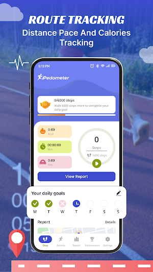 Walking Pedometer Tracker Screenshot 0