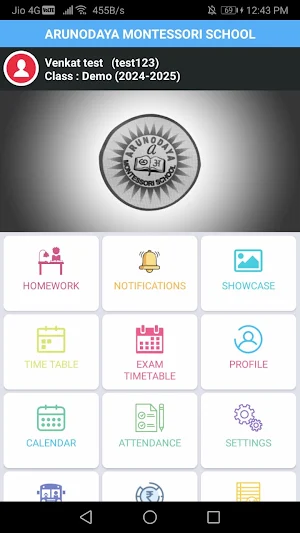 Arunodaya Montessori school Screenshot 1