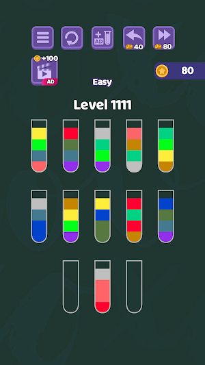 FluidPalette:Sort Puzzle Screenshot 0