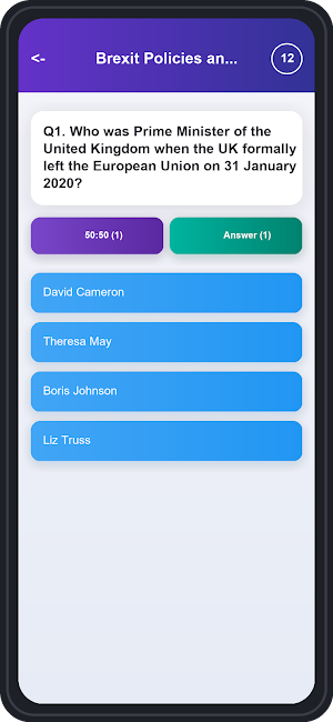 Boris Johnson Trivia Quiz Screenshot 3
