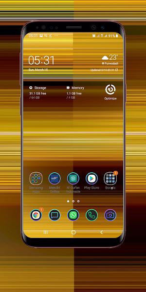 Golden Wallpaper Screenshot 0