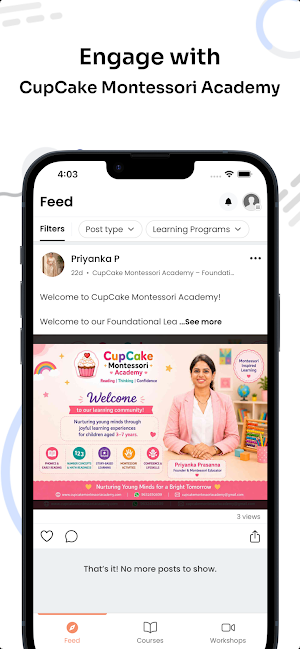 CupCake Montessori Academy Screenshot 1