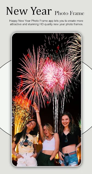 New Year Photo Frame Screenshot 0