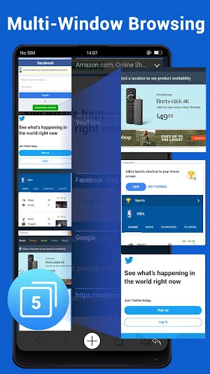 Web Browser - Fast, Private & News Screenshot 3