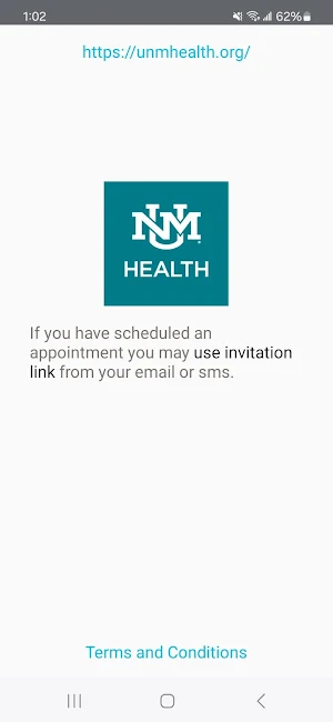 myUNM Health Virtual Visits Screenshot 0