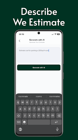QuickEstimate AI: Instant Est! Screenshot 1