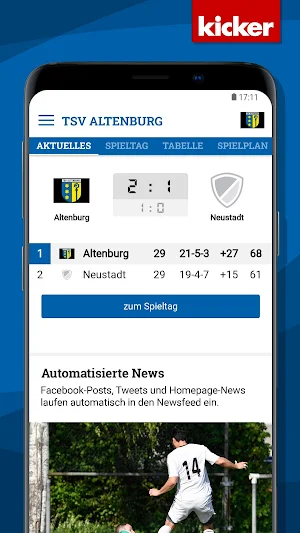 TSV Altenburg Screenshot 2