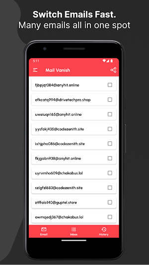 Mail Vanish - Temporary Email Screenshot 3