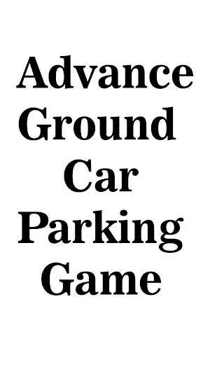 Advance Ground Car Parking Screenshot 0