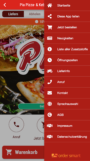 Pia Pizza- & Kebaphaus Screenshot 2